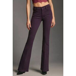 NWT Mother The Weekender in Blackberry Cordial Purple Stretch Flare Jeans 31